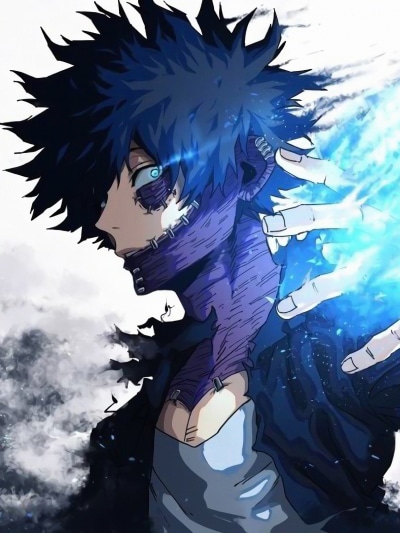 Anime My Hero Academia, Blue Eyes, Flame, Dabi (Boku No Hero Academia), Black Hair, 1536x2048