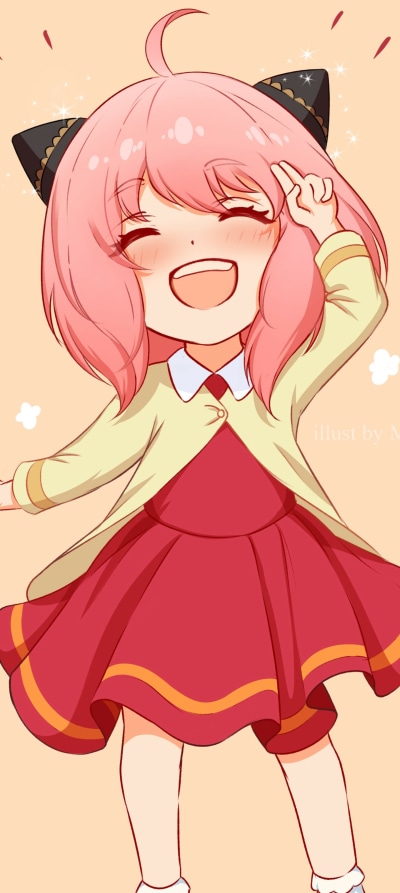Anime Spy x Family, Anya Forger, 1440x3216