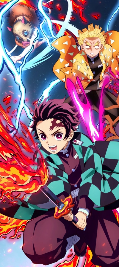 Anime Demon Slayer Kimetsu No Yaiba Zenitsu Agatsuma Tanjiro Kamado Inosuke Hashibira 5029