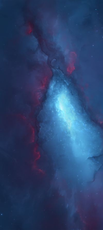 Sci Fi Nebula, Space, 1440x3200