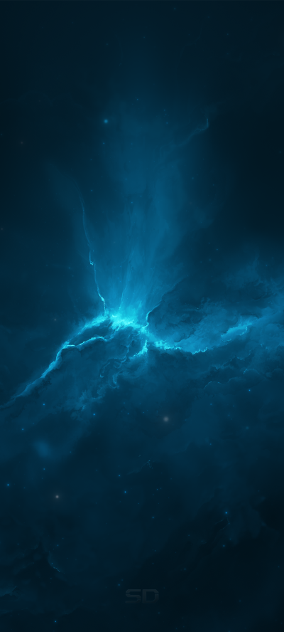 Sci Fi Nebula, Space, 1440x3200