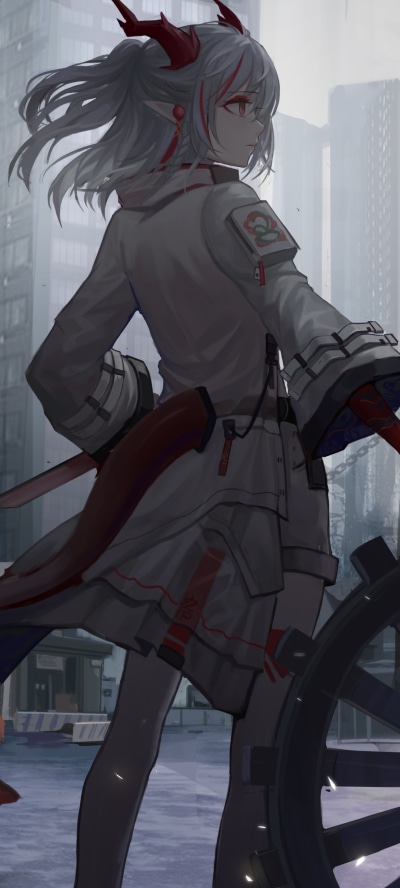 Video Game Arknights, Nian (Arknights), 1440x3200