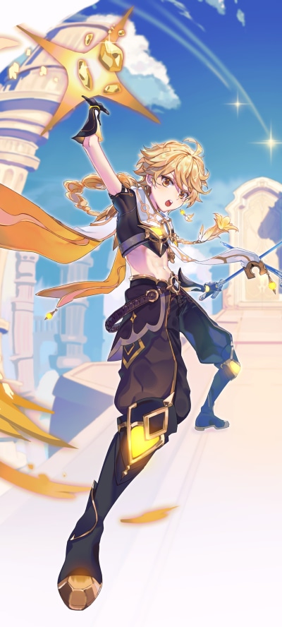 Video Game Genshin Impact, Aether (Genshin Impact), 1440x3200