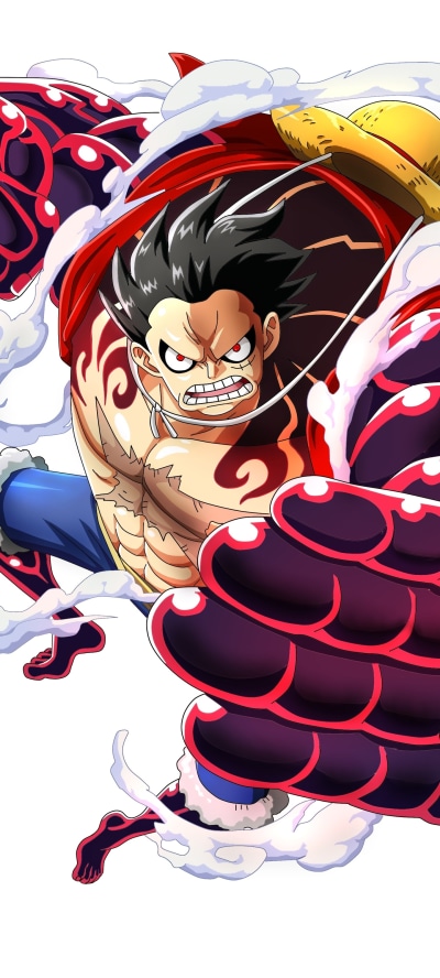 Anime One Piece, Gear Fourth, Monkey D. Luffy, 1440x3200
