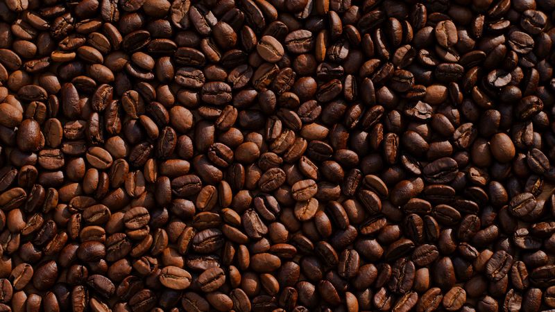 coffee, coffee bean, grains, 4k