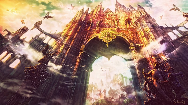 Castle, world, 4K