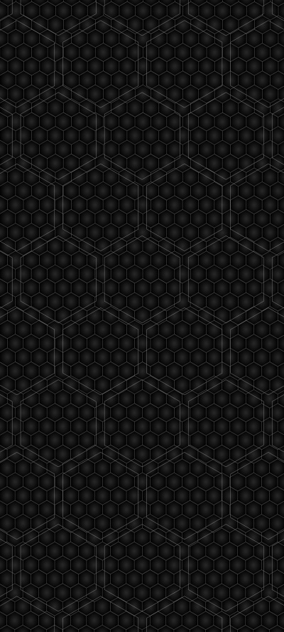 Artistic Hexagon, Pattern, 1440x3200