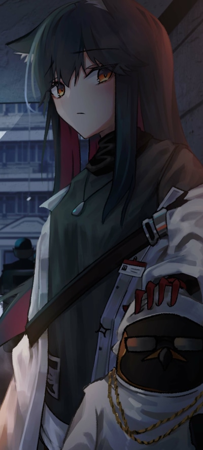 Video Game Arknights, Texas (Arknights), 1440x3200