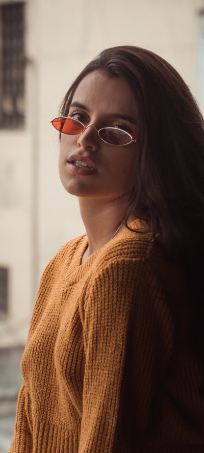 Women Model, Brunette, Sunglasses, 1440x3200