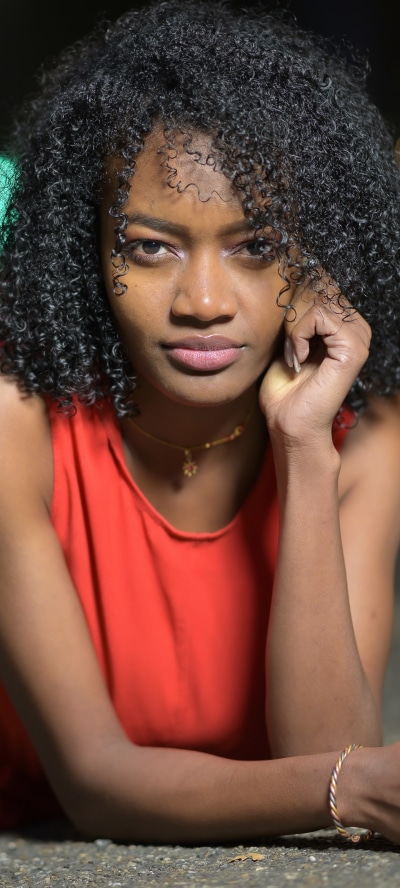 Women Model, Black Hair, Brown Eyes, 1440x3200