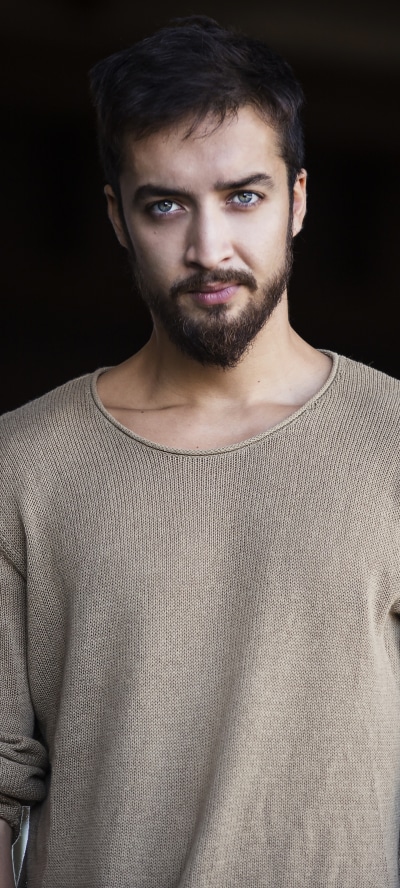 Men Model, Beard, 1440x3200