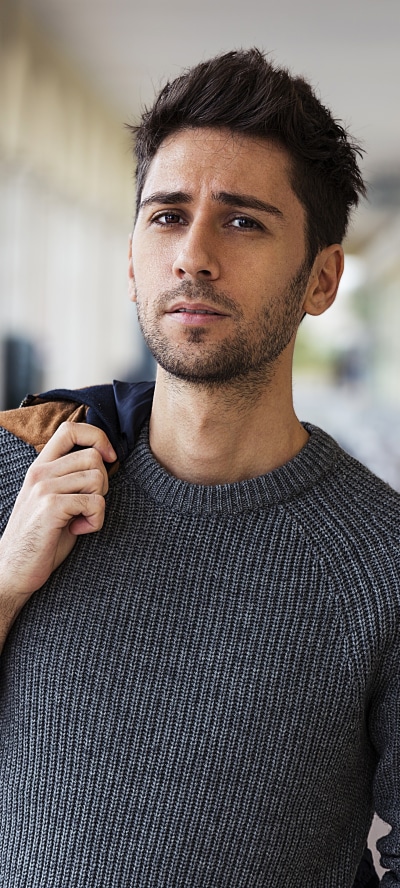 Men Model, Brown Eyes, 1440x3200