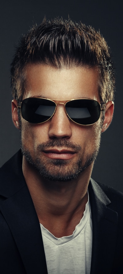 Men Model, Beard, Sunglasses, 1440x3200