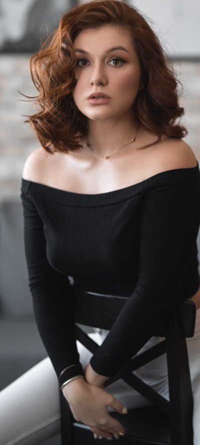 Women Model, Redhead, 1440x3200