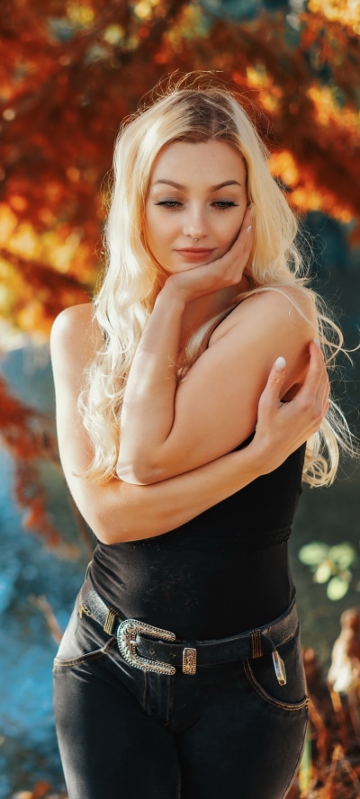 Women Model, Blonde, 1440x3200