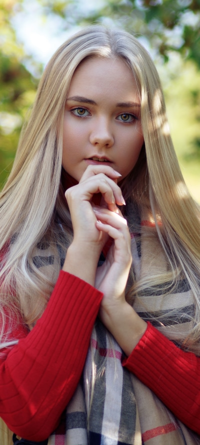 Women Model, Blonde, Long Hair, 1440x3200
