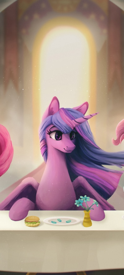 TV Show My Little Pony: Friendship is Magic, Twilight Sparkle, The Last Supper, 1440x3200