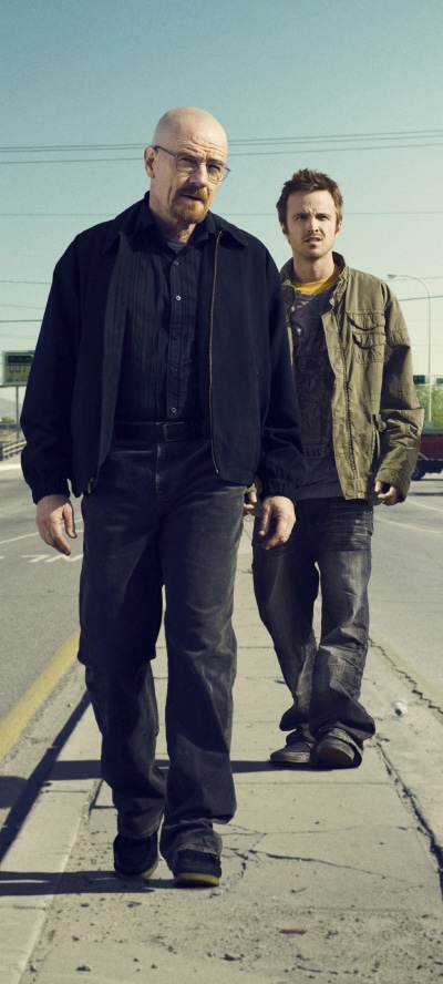 TV Show Breaking Bad, Aaron Paul, Bryan Cranston, Jesse Pinkman, Walter White, 1440x3200