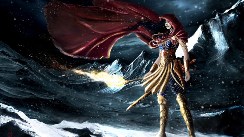 Women Warrior, legendary, 4K