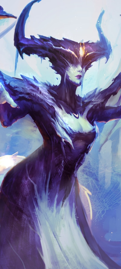 Fantasy Demon, Horns, 1440x3200