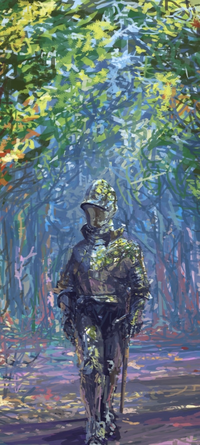 Fantasy Knight, Warrior, Armor, 1440x3200