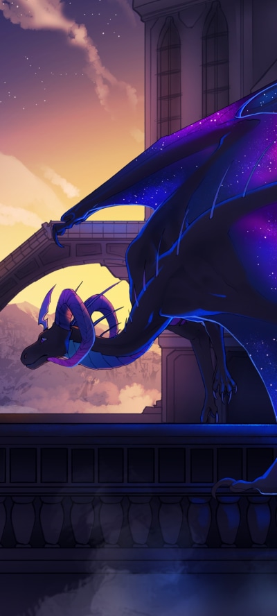 Fantasy Dragon, 1440x3200