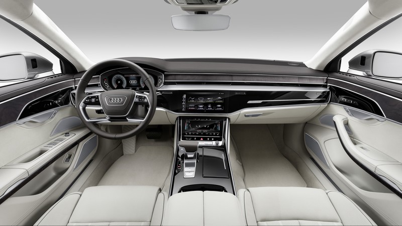 Audi A8 L, long, 2018 Cars, 4K