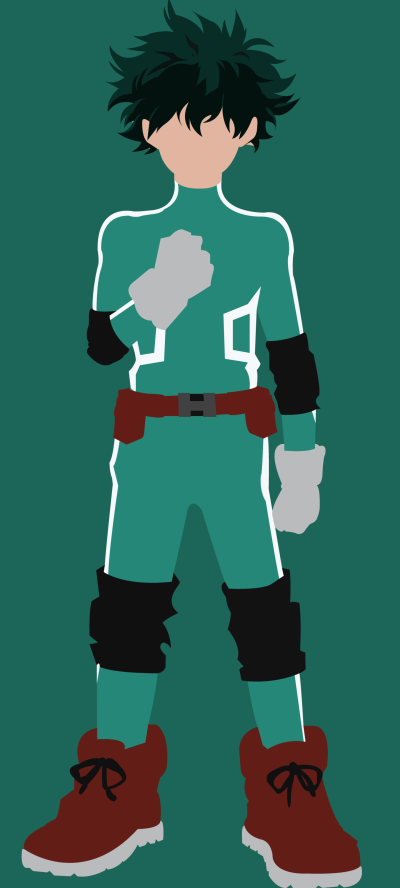 Anime My Hero Academia, Izuku Midoriya, 1440x3200