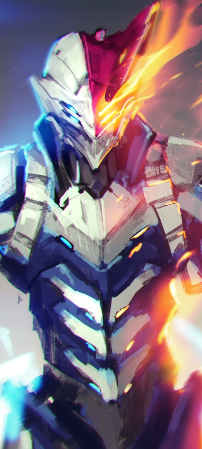 Anime My Hero Academia, Mecha, Shoto Todoroki, 1440x3200