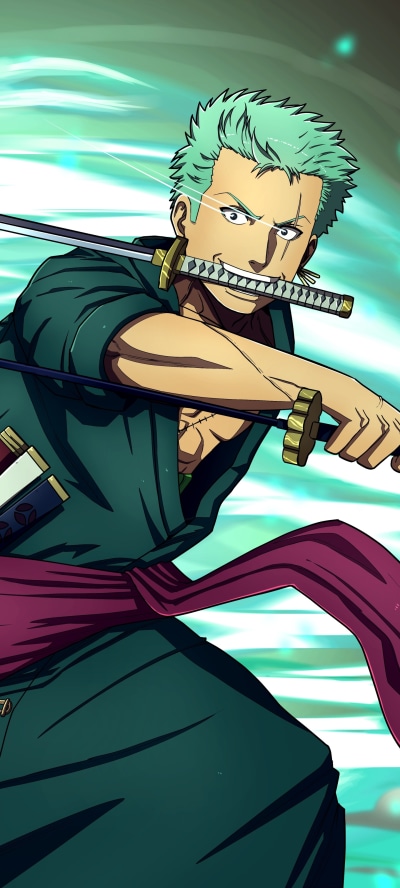 Anime One Piece, Roronoa Zoro, 1440x3200