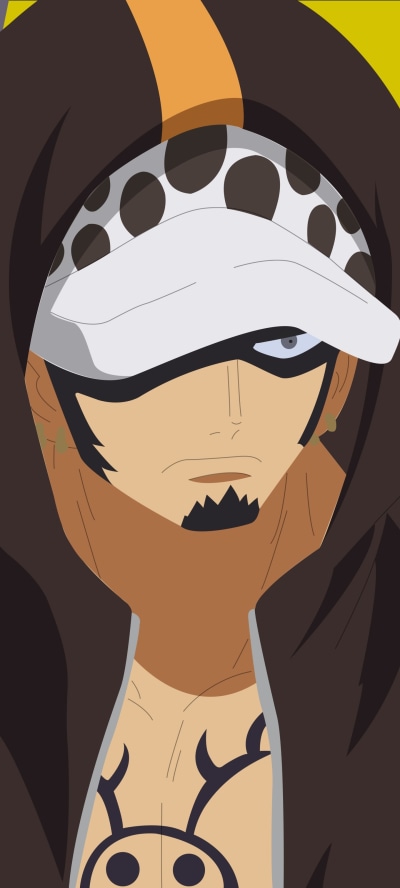 Anime One Piece, Trafalgar Law, 1440x3200
