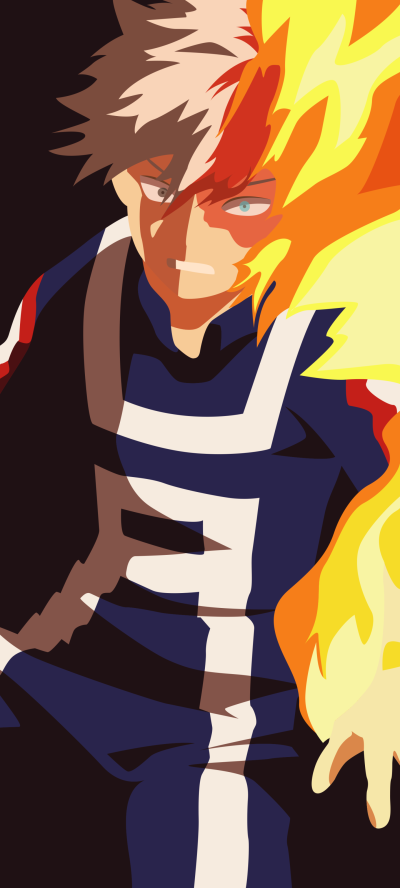 Anime My Hero Academia, Shoto Todoroki, 1440x3200