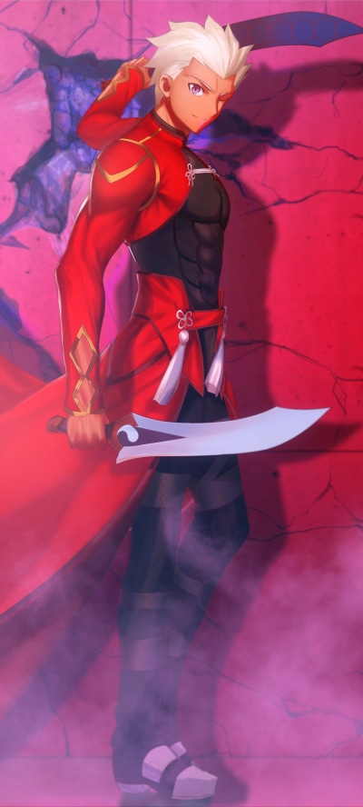 Anime Fate/Grand Order, Archer (Fate/Grand Order), Shirou Emiya, 1440x3200
