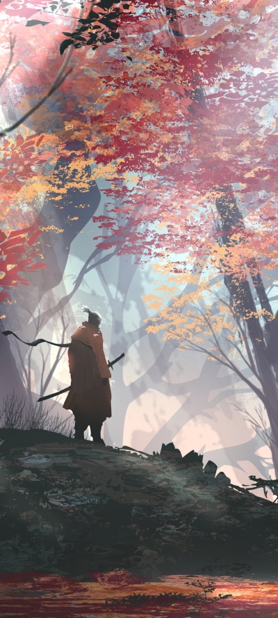 Video Game Sekiro: Shadows Die Twice, Samurai, 1440x3200