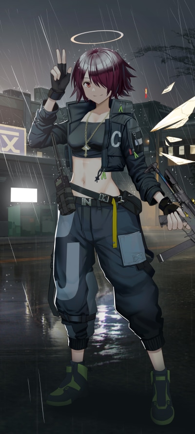 Video Game Arknights, Exusiai (Arknights), 1440x3200