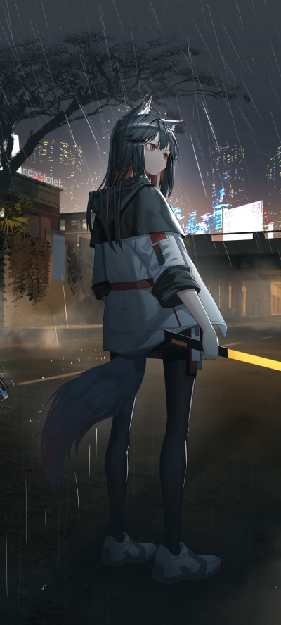 Video Game Arknights, Texas (Arknights), 1440x3200