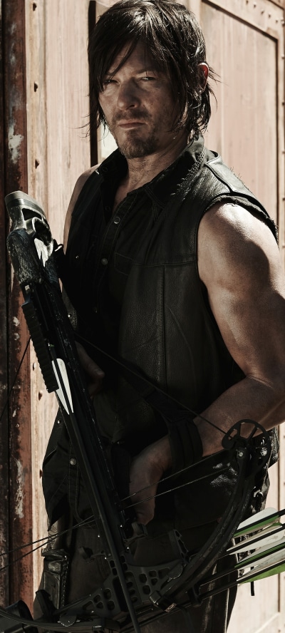 TV Show The Walking Dead, Crossbow, Norman Reedus, Daryl Dixon, 1440x3200