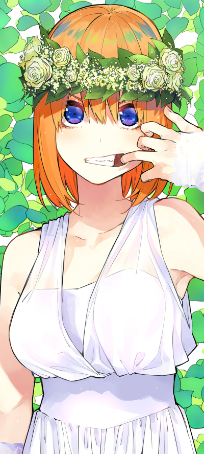 Anime The Quintessential Quintuplets, Yotsuba Nakano, 5-Toubun No Hanayome, 1440x3200