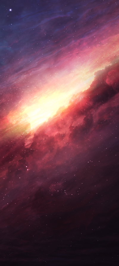 Sci Fi Nebula, Space, 1440x3200