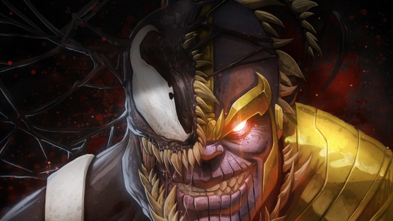 Marvel Comics, Thanos, Venom, 4K