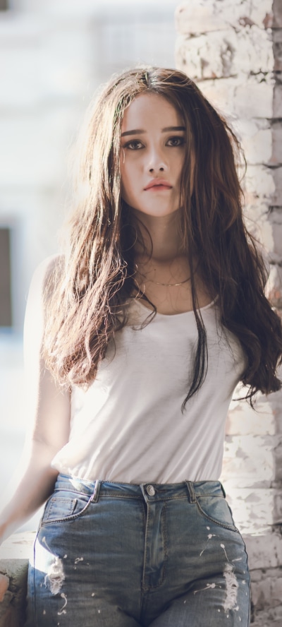 Women Model, Brunette, 1440x3200