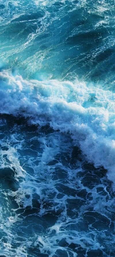 Earth Ocean, Wave, 1440x3200