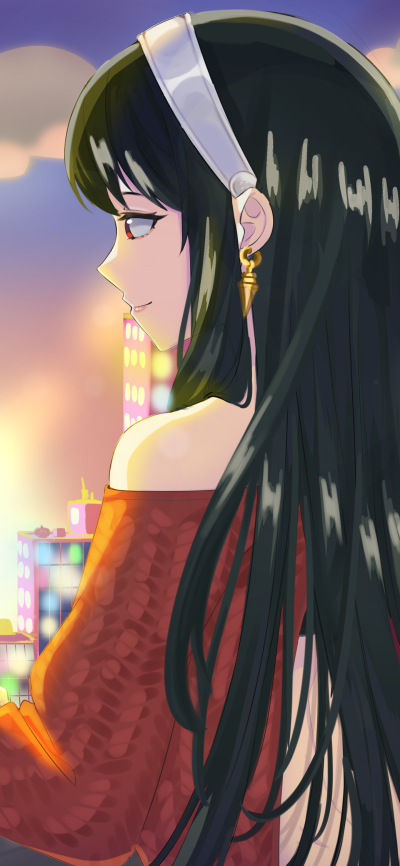 Anime Spy x Family, Yor Forger, 1440x3120