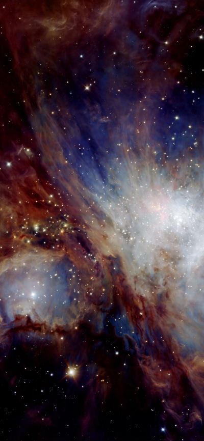 Sci Fi Nebula, Space, Stars, 1440x3120