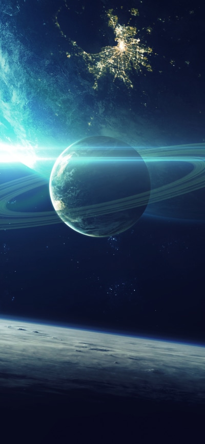 Sci Fi Planets, Planetary Ring, 1440x3120