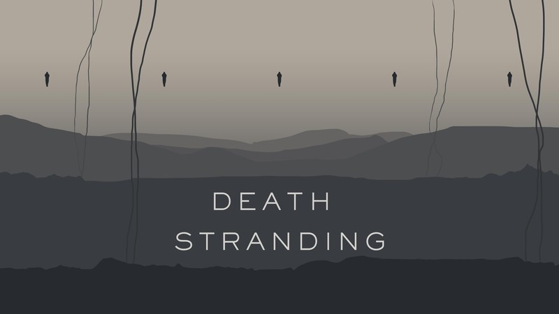 Death Stranding, poster, artwork, 4K