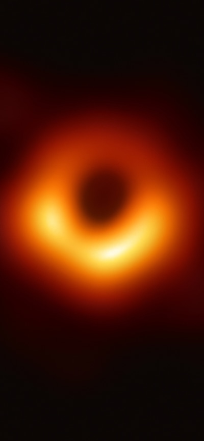 Sci Fi Black Hole, Messier 87, 1440x3120