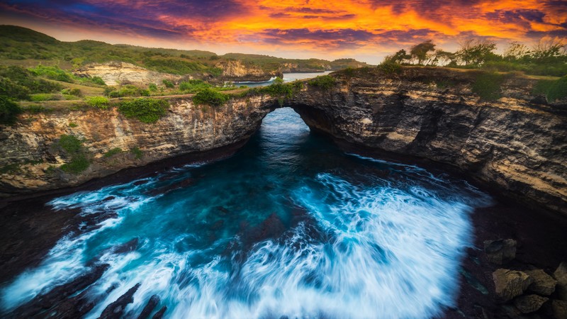 Coast, Rock, 4K