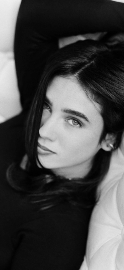 Celebrity Jennifer Connelly, American, Black and White, Actress, 1440x3120
