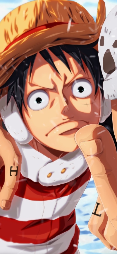 Anime One Piece, Monkey D. Luffy, 1440x3120